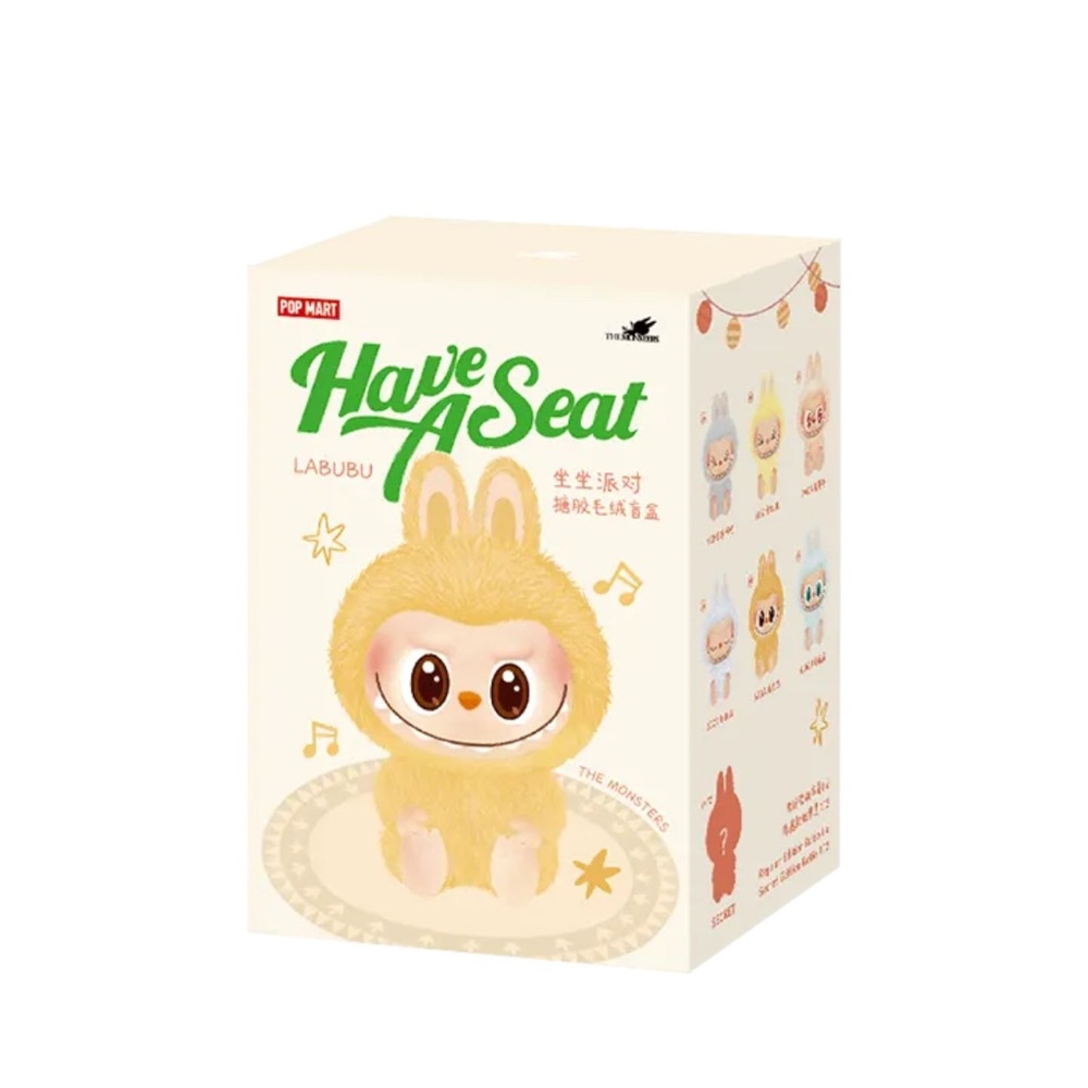 Authentic Pop Mart The Monsters Labubu Have A Seat Vinyl Plush Single Box